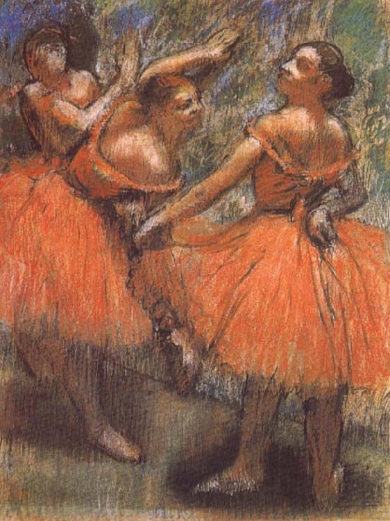 Dancer in the red, Edgar Degas